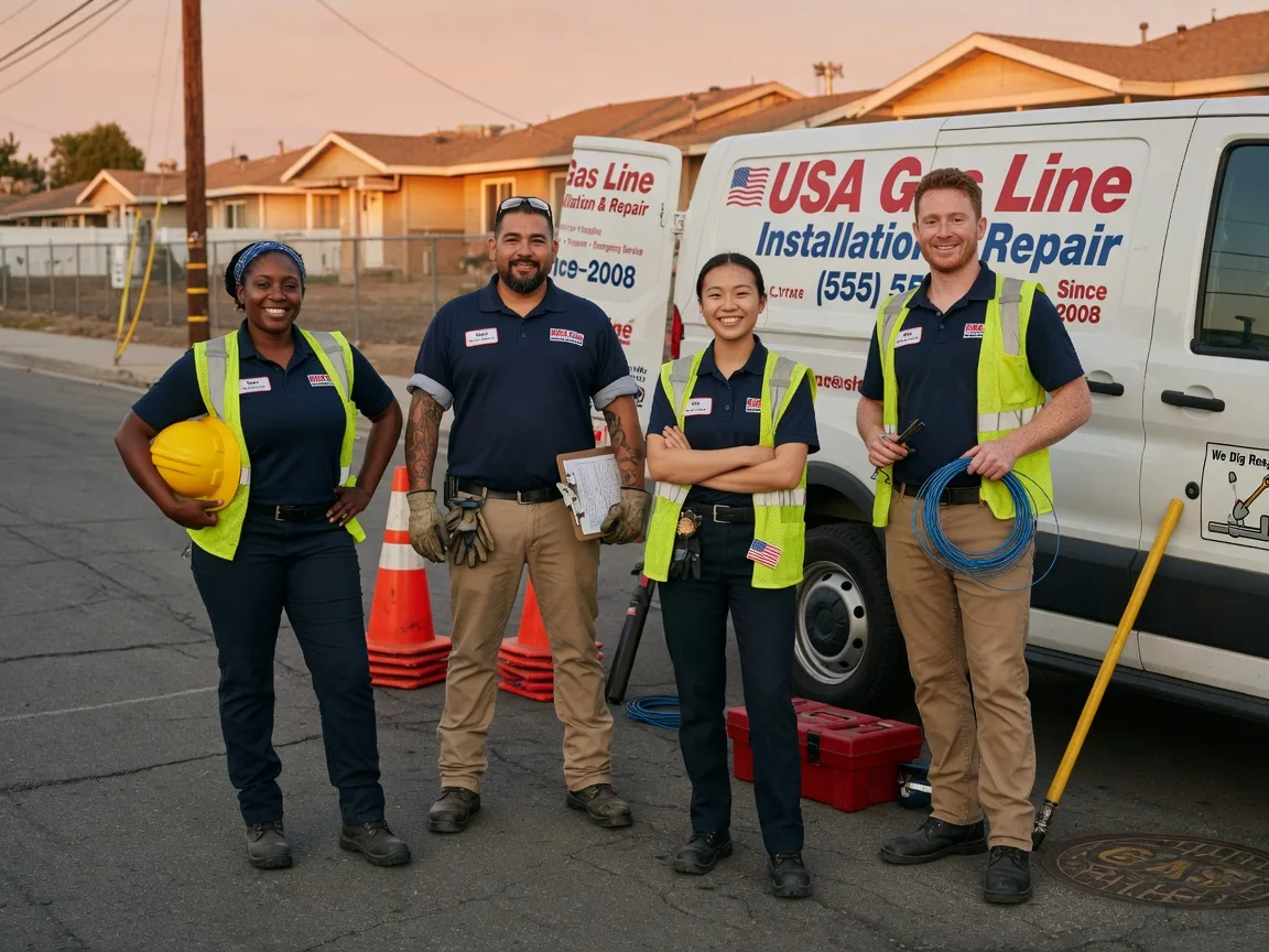 Gas Line Installation company in Moffit, ND